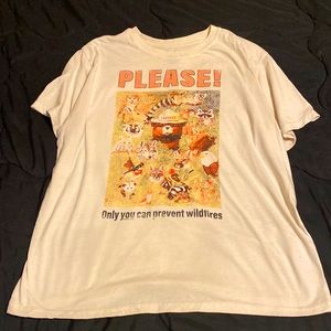 Size XL graphic T-shirt